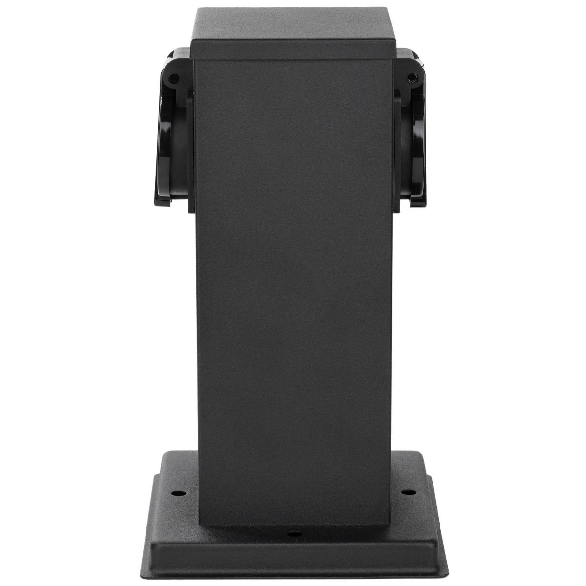 Udendørsstolpe med stikkontakt – Stående – 230V – 22 cm – 2x jordet udendørs stikkontakt