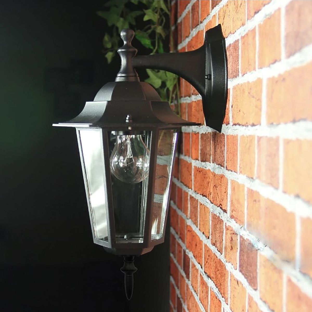 Udendørs væglampe Lantern – Facadebelysning med E27-fatning