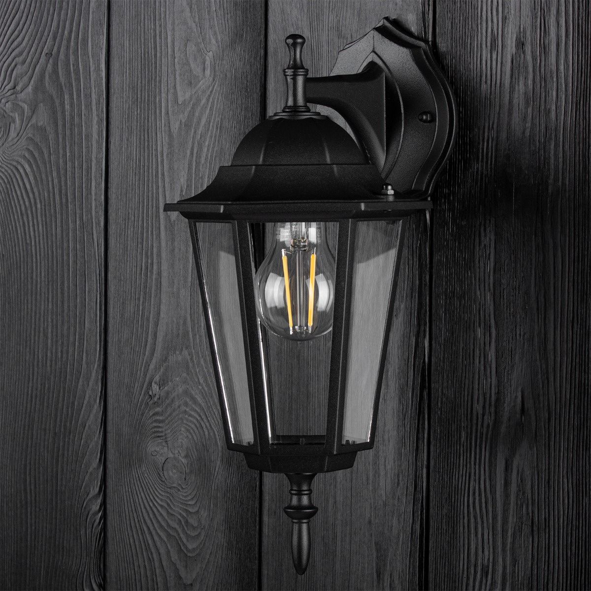 Udendørs væglampe Lantern – Facadebelysning med E27-fatning