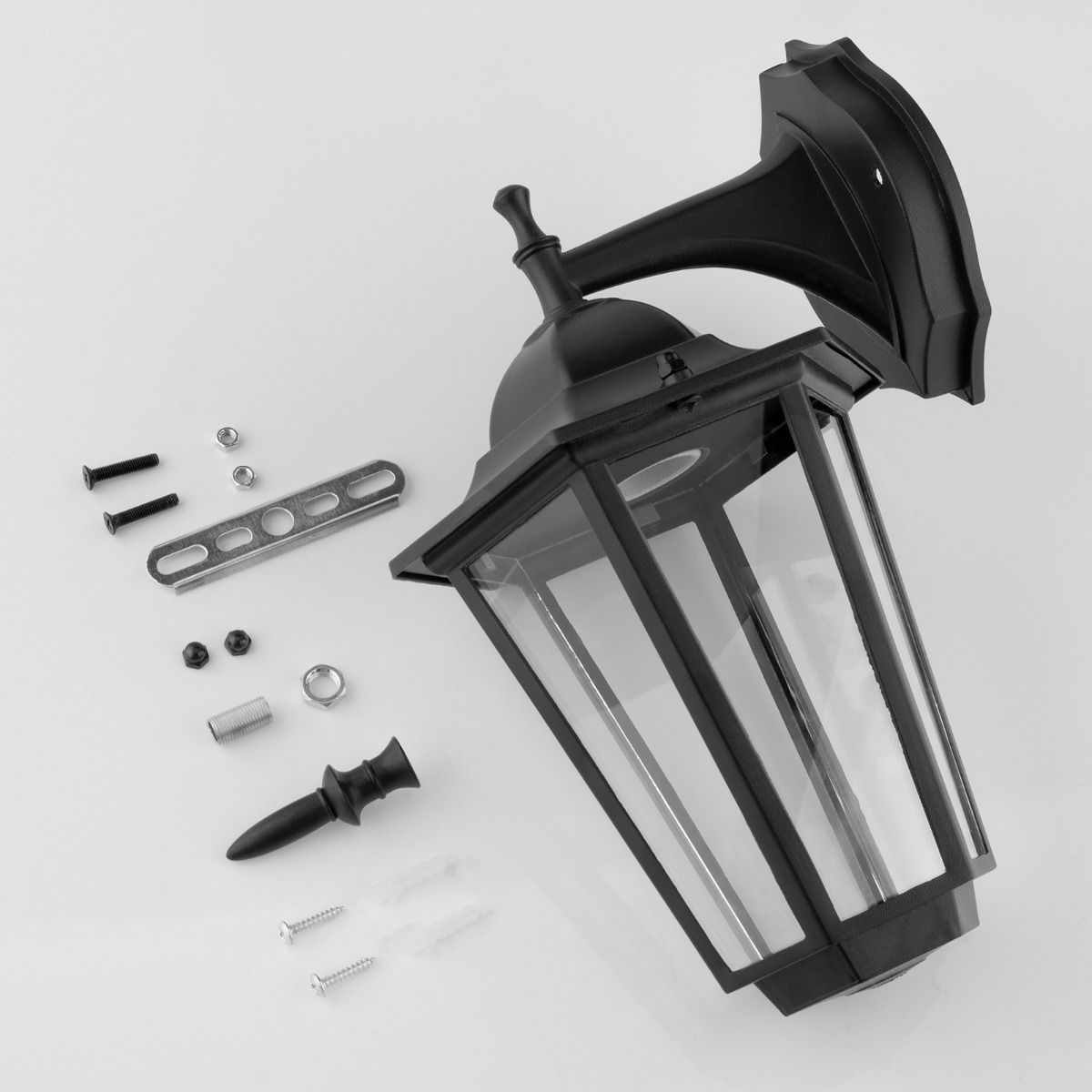 Udendørs væglampe Lantern – Facadebelysning med E27-fatning