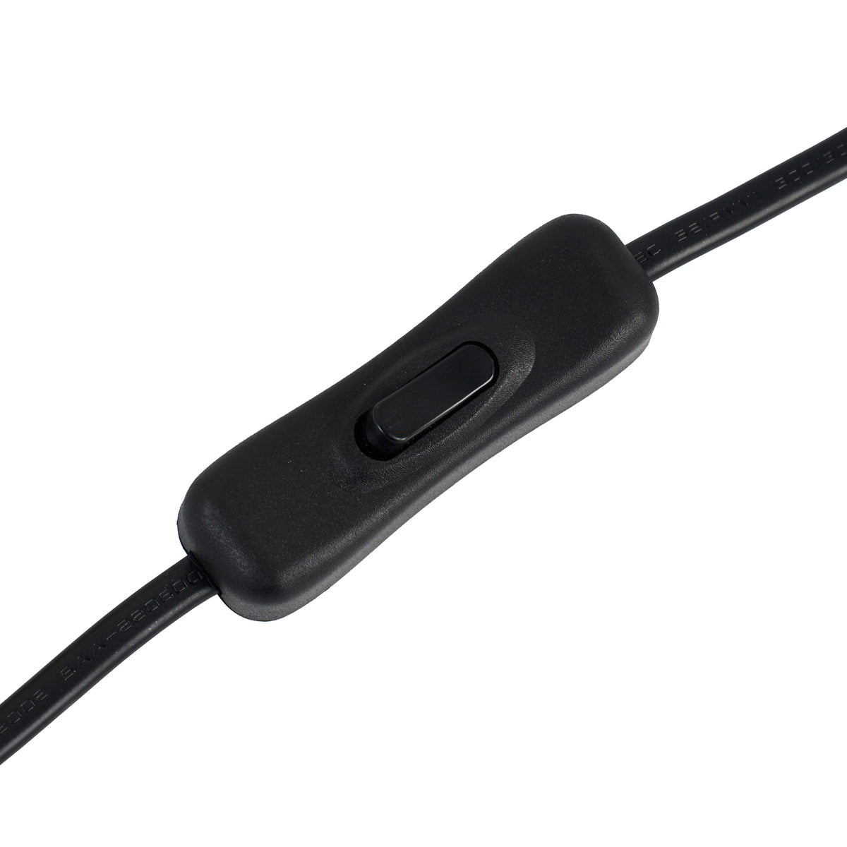 Bordlampe Tess - Sort med røgfarvet glas
