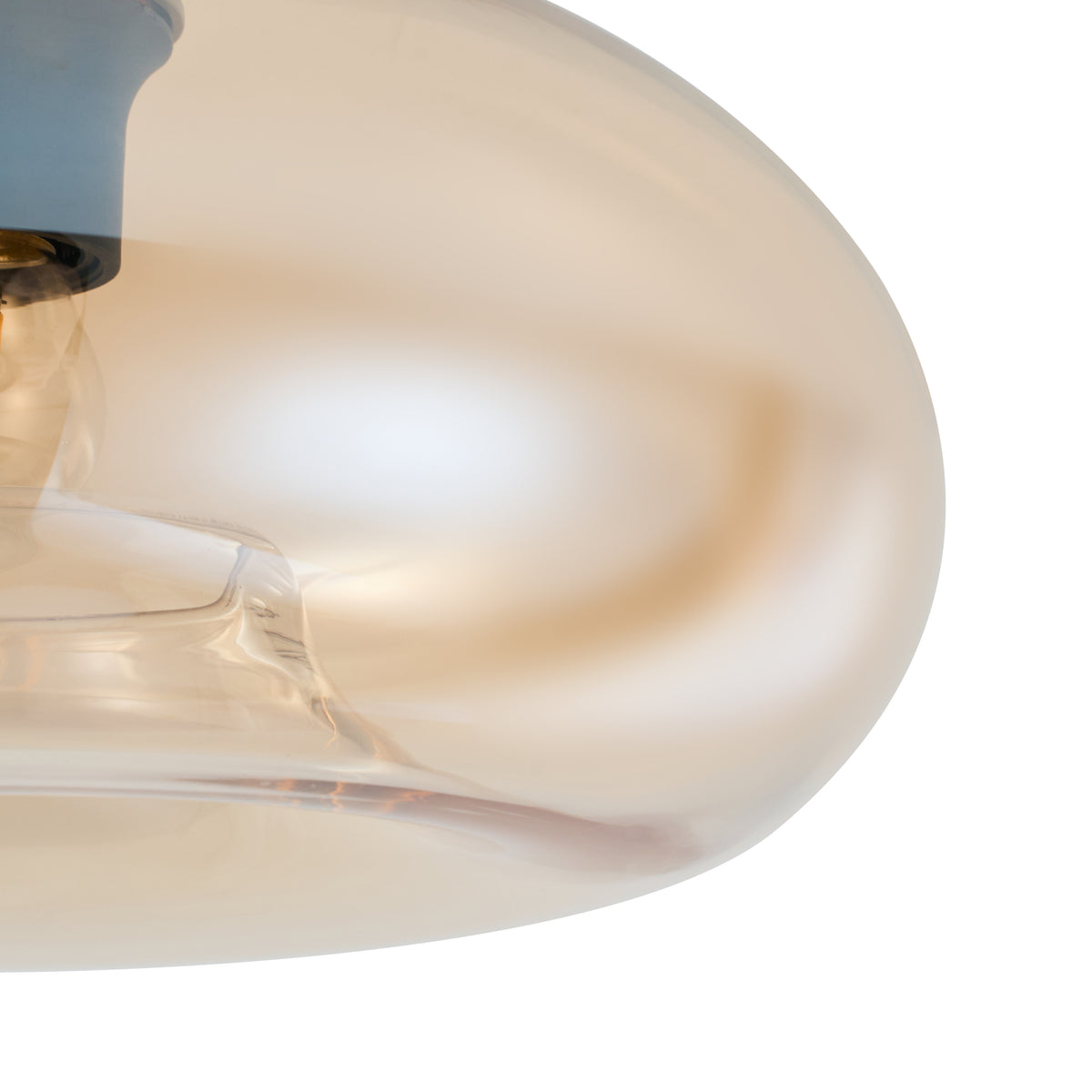 Design loftslampe Art Deco Sort røg -