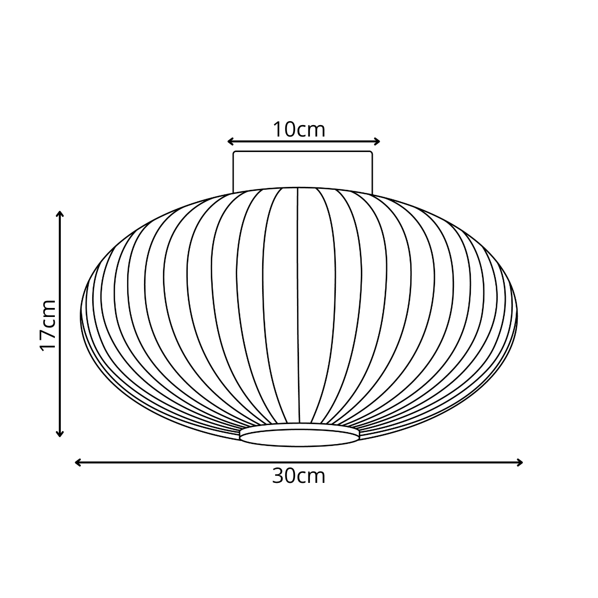 Design Loftlampe Rund Ravfarvet Glas - Amelie