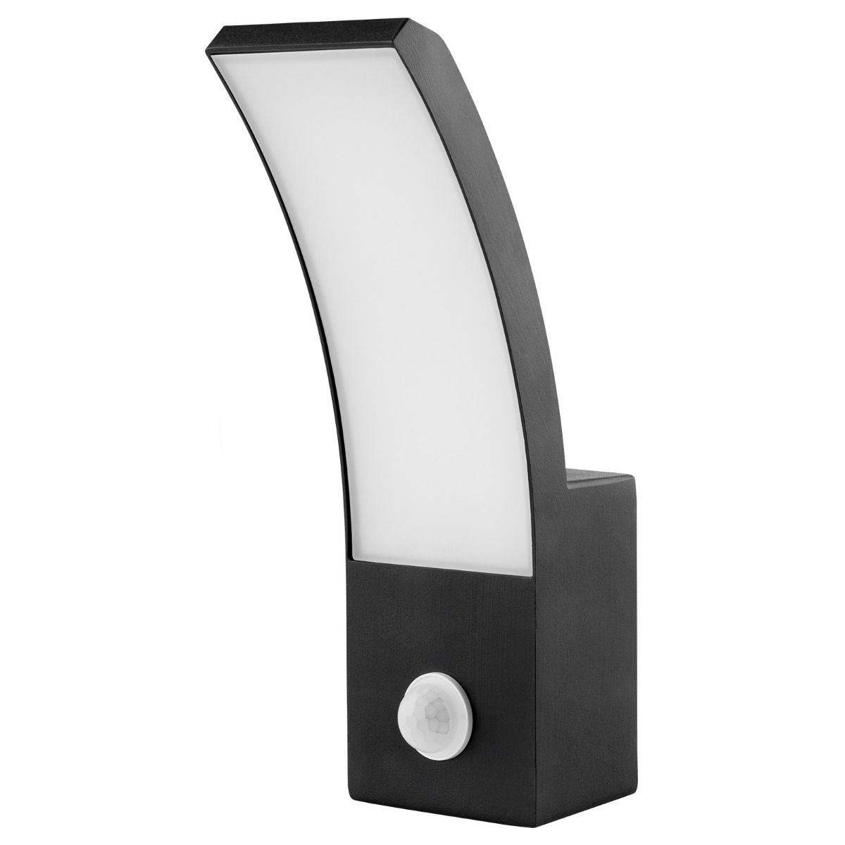 LED udendørs væglampe med bevægelsessensor – 12W facadelampe, 4000K dagslysfarve
