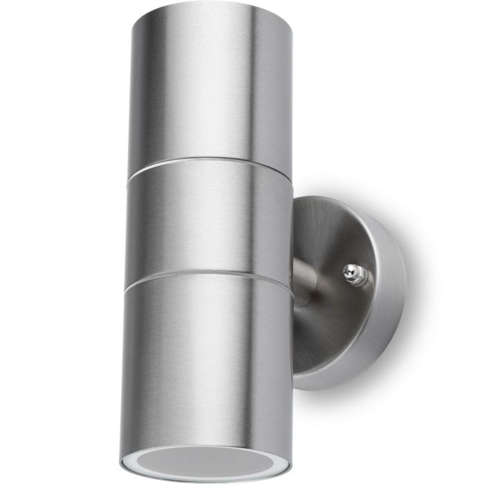 Udendørs væglampe Up & Down – Facadelampe med GU10-fatning, LED-kompatibel, IP44