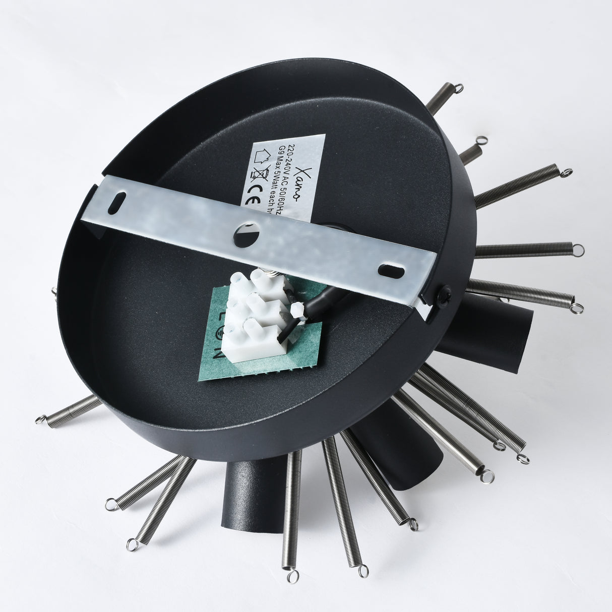 Loftlampe Grape – Moderne røgfarvet glaslampe