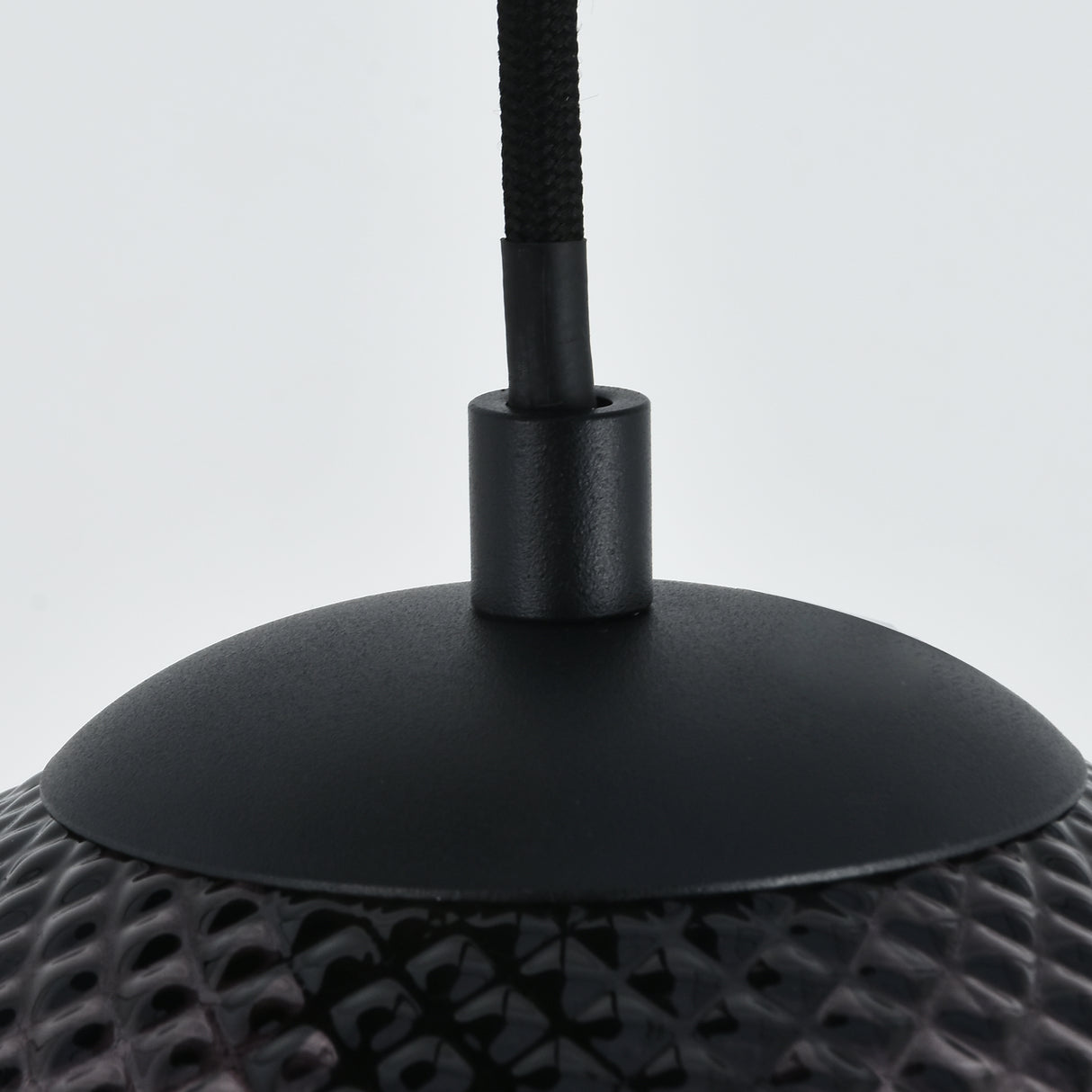 Lisa Pendellampe – 3 Lys – Ribbet Falmet Glas