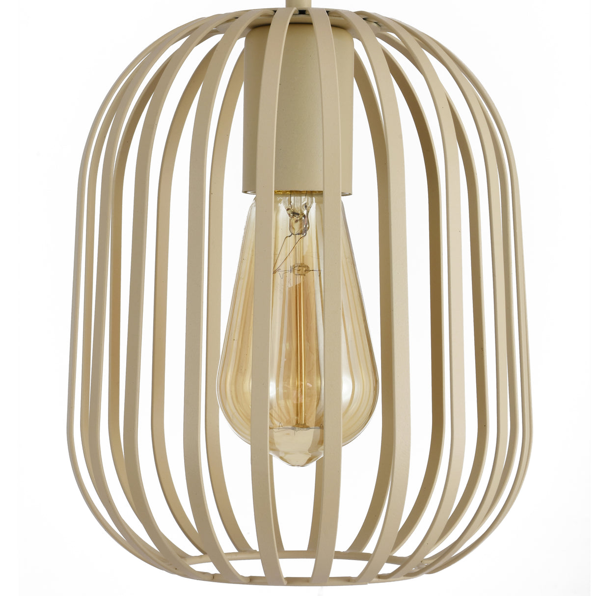Hanglamp - Beige - 5 Lichts - Woonkamer - Eetkamer - Nova