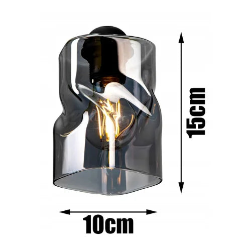 Zwarte industriële hanglamp Twistlux voor keukeneiland