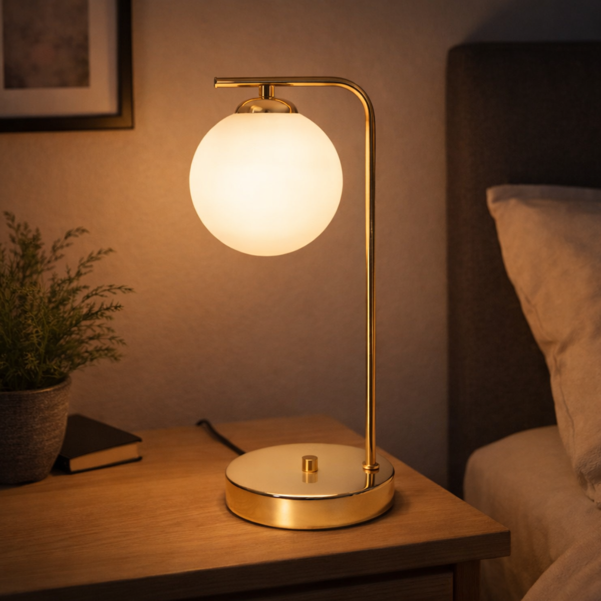 Industriel bordlampe 'Golden'