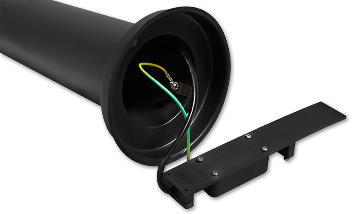 Sort havelampe – E27 udendørsbelysning, 65 cm