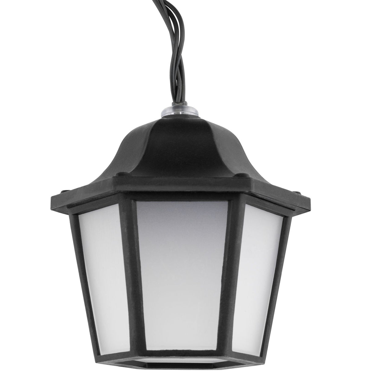 10x LED-lanterner – 3,8m – Varm hvid 3000K – Dekorative og vejrbestandige