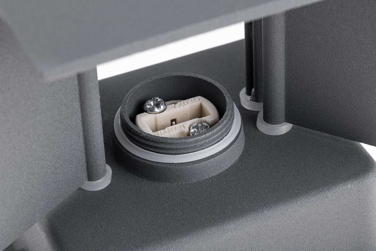 LED facadelampe G9 – Up & Down udendørslampe, grafit