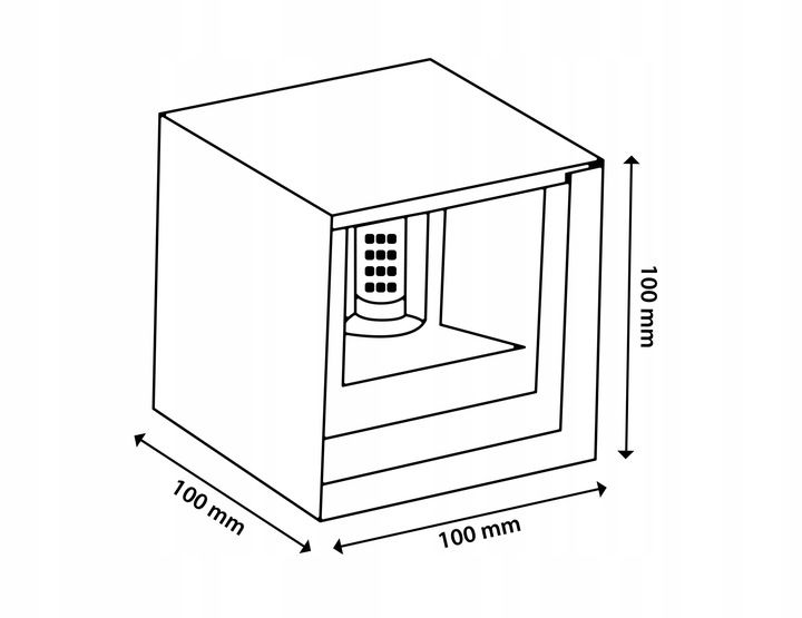 LED facadelampe G9 – Up & Down udendørslampe, grafit