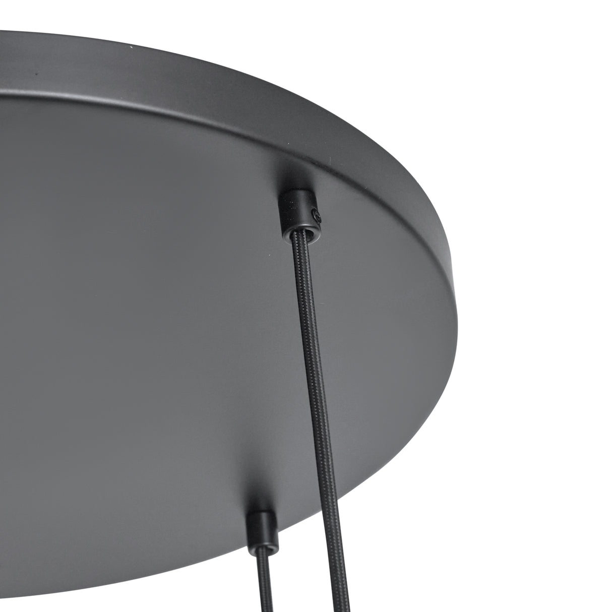 Hængelampe med 5 lys i mix | Røget glas | Industriel | Stue | Spisestue | Røget | Sort