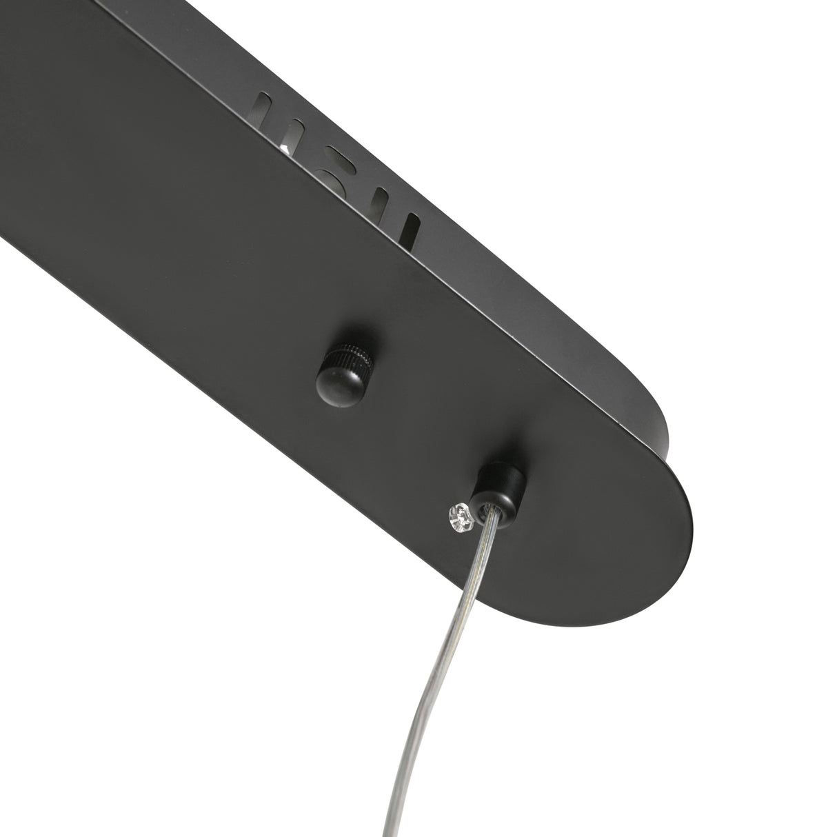 Aflang LED-pendellampe i guldbølgeform – 3 farver