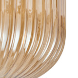 Rund loftlampe - smoke