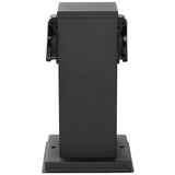 Udendørsstolpe med stikkontakt – Stående – 230V – 22 cm – 2x jordet udendørs stikkontakt