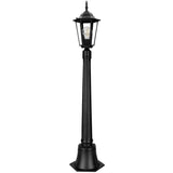 Havelanterne – Udendørslampe på stang – E27 – 1 m høj – sort
