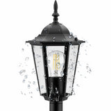 Havelanterne – Udendørslampe på stang – E27 – 1 m høj – sort