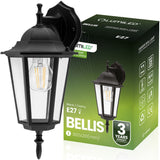 Udendørs væglampe Lantern – Facadebelysning med E27-fatning