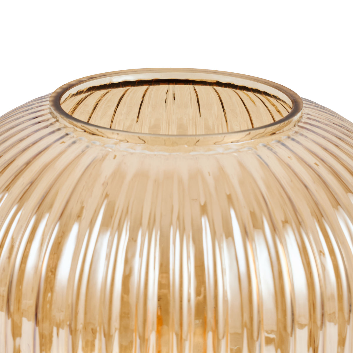 Bordlampe Tess - Sort med røgfarvet glas