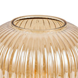 Bordlampe Tess - Sort med røgfarvet glas