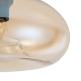 Design loftslampe Art Deco Sort røg -