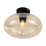 Design loftslampe Art Deco Sort røg -
