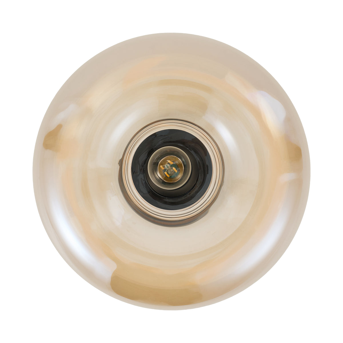 Design loftslampe Art Deco Sort røg -