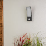 LED udendørs væglampe med bevægelsessensor – 12W facadelampe, 4000K dagslysfarve