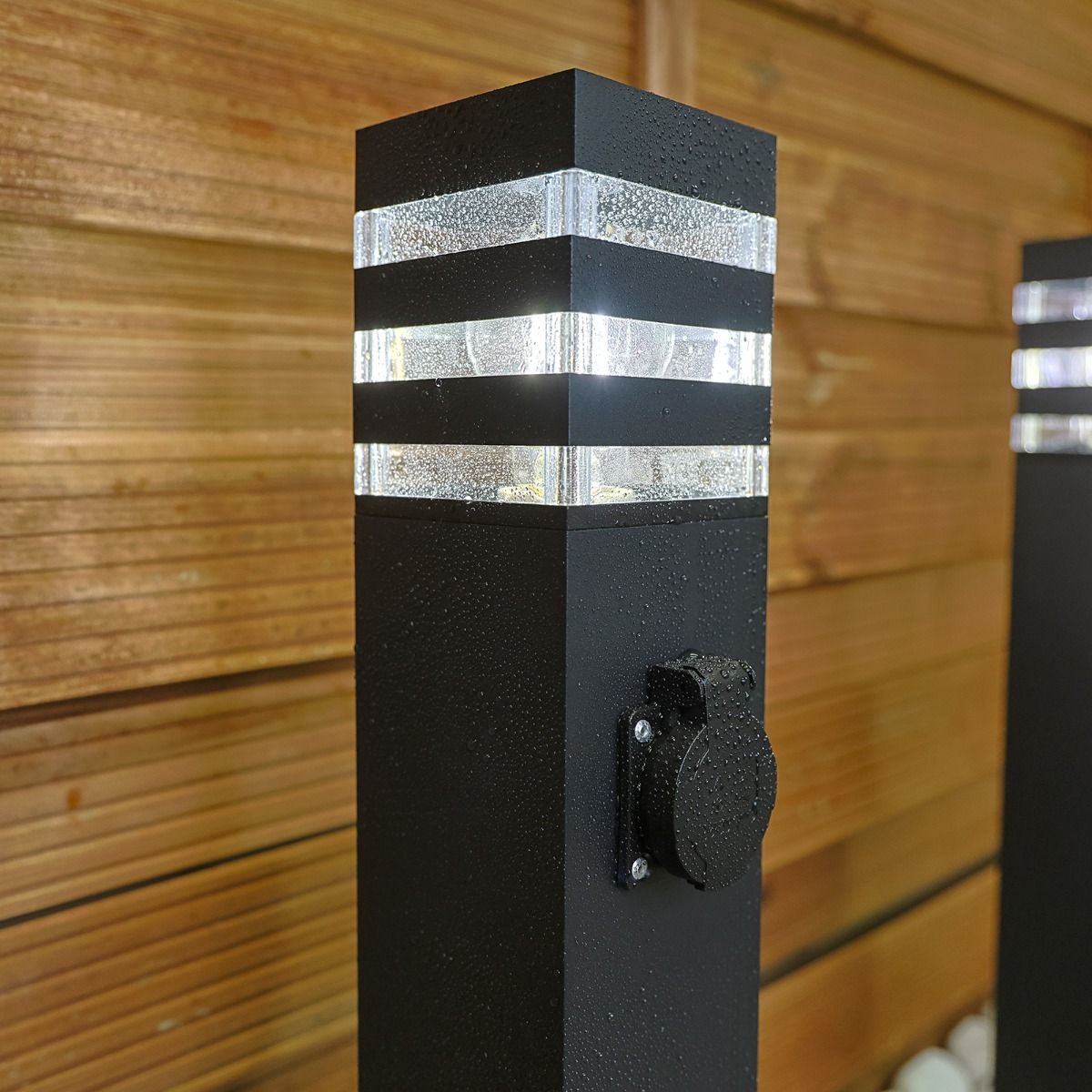 Havelampe - Stående udendørslampe på stang - 60 cm - E27-fatning - LED-egnet