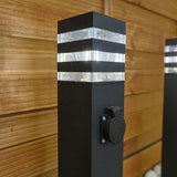 Havelampe - Stående udendørslampe på stang - 60 cm - E27-fatning - LED-egnet