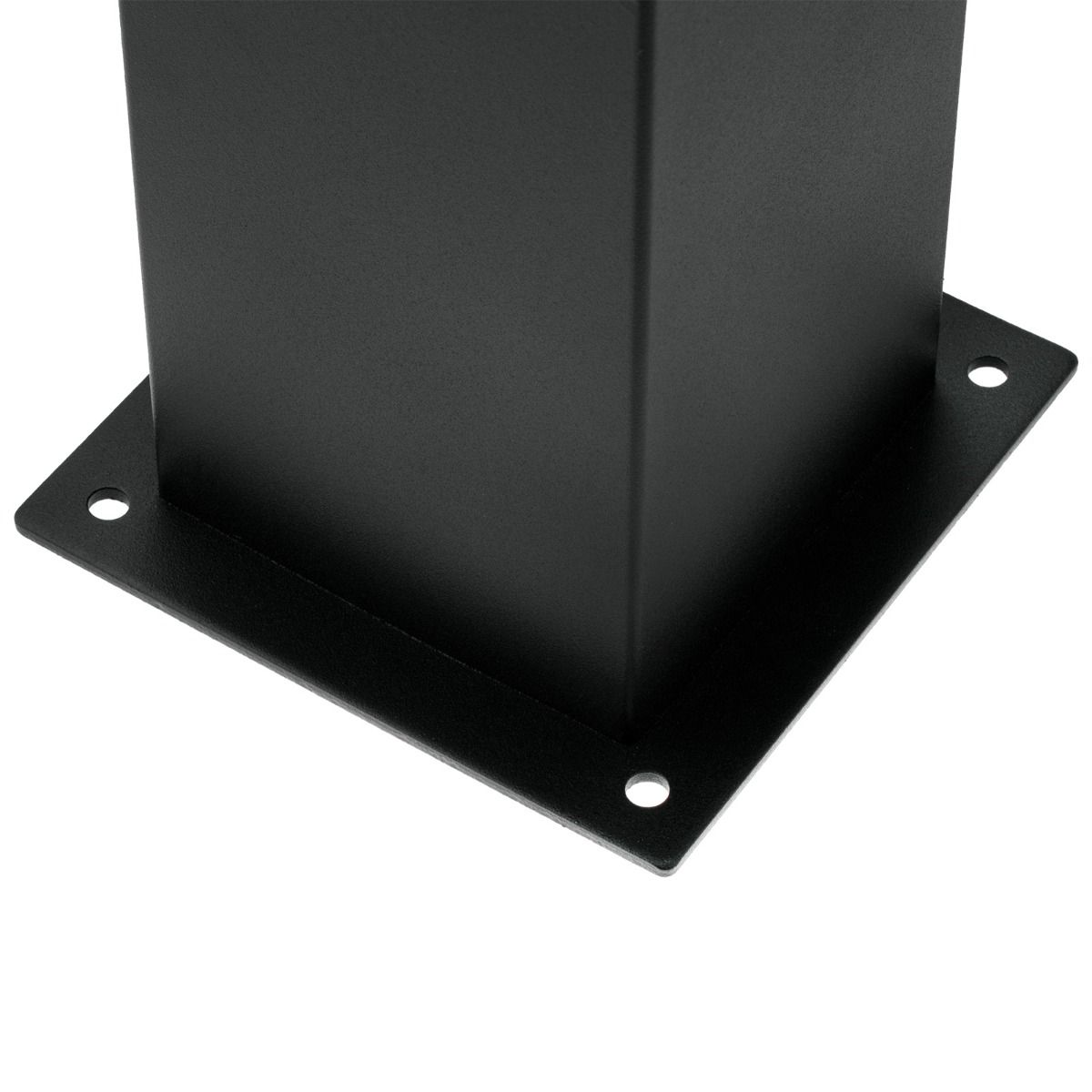 Udendørs havelampe – Firkantet stående stang 74 cm – Sort – E27-fatning