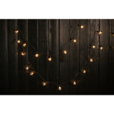 Solcelledrevet LED-kuglekæde 7,5 m – varmt hvidt lys (3000K) | Solcelledrevet havebelysning