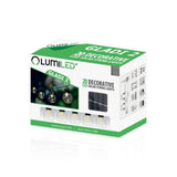 Solcelledrevet LED-kuglekæde 7,5 m – varmt hvidt lys (3000K) | Solcelledrevet havebelysning