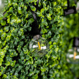 Udendørs lyskæde 15,2m – 30x LED-kugler 3000K med fjernbetjening