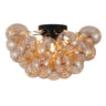 Loftlampe Grape – Moderne ravfarvet glaslampe