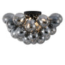 Loftlampe Grape – Moderne ravfarvet glaslampe