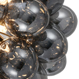 Loftlampe Grape – Moderne røgfarvet glaslampe