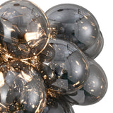 Hængelampe Grape – Sort med røget glas