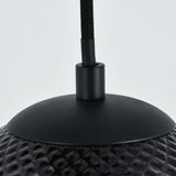 Lisa Pendellampe – 3 Lys – Ribbet Falmet Glas 