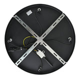 Hængelampe med 5 lys i mix | Røget glas | Industriel | Stue | Spisestue | Røget | Sort