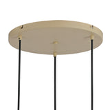 Hanglamp - Beige - 3 Lichts - Woonkamer - Eetkamer - Nova