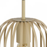 Hanglamp beige 3 korfen 