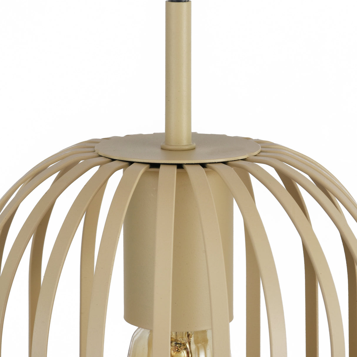 Hanglamp - Beige - 5 Lichts - Woonkamer - Eetkamer - Nova