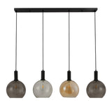 Hanglamp - 4 Lichts - Langwerpig - Eetkamer - Globe 4