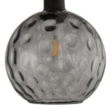 smoke glas hanglamp detail