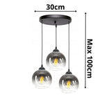 Hanglamp industrieel 3-lichts voor eettafel of woonkamer