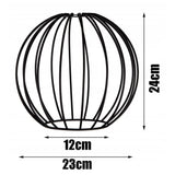 plafondlamp industrieel korf staal voor woonkamer of eetkamer